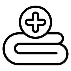 Emergency Blanket Vector Design Icon Style