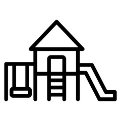Playground Vector Design Icon Style