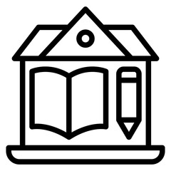 Library Vector Design Icon Style