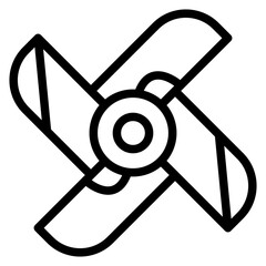 Pinwheel Vector Design Icon Style