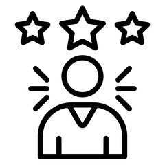 Customer Satisfaction Vector Design Icon Style