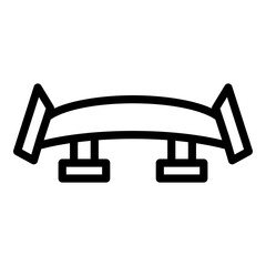 Racing Wing Vector Design Icon Style