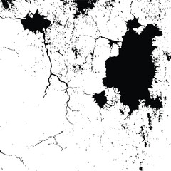 Black and White Abstract Grunge Texture background Vector