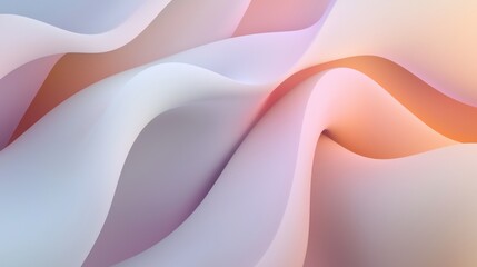 A vector graphic of abstract, smooth lines blending seamlessly with soft colors.