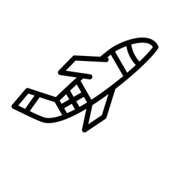 Airplane Vector Design Icon Style