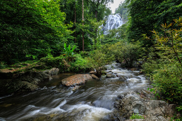 Khlong Lan Waterfall, in the rainy season
