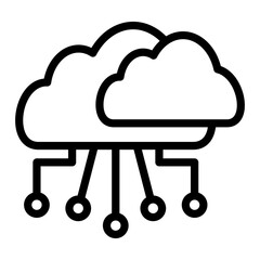 Cloud Vector Design Icon Style