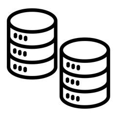 Data Vector Design Icon Style