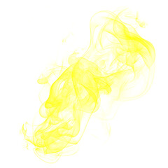 Yellow Elegant Smoke Wisps A Modern Design Element