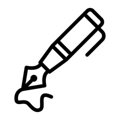 Pen Vector Design Icon Style