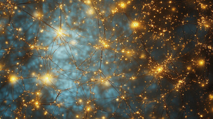 Abstract digital background electromagnetic wave background Innovation digital wave, information technology background and green luxury background with golden line decoration and curve light effect