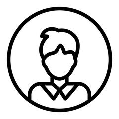 Profile Vector Design Icon Style