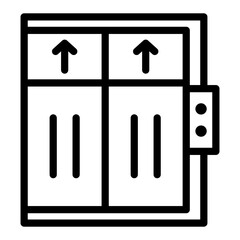Elevator Vector Design Icon Style