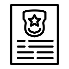 Crimereport Vector Design Icon Style