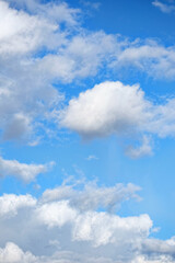 storm clouds in blue sky, nature abstract background. Beautiful sky landscape, air view. inspiration nature image. meteorology, forecast weather.