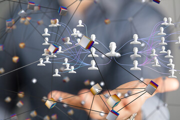 team hierarchy connection group digital