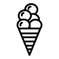 IceCream Vector Design Icon Style