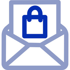 Fototapeta premium Shopping Message
