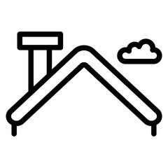 Roof Vector Design Icon Style