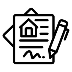 Lease Vector Design Icon Style