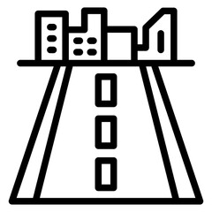 Street Vector Design Icon Style