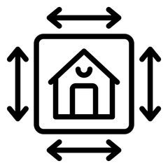 Square Foot Vector Design Icon Style