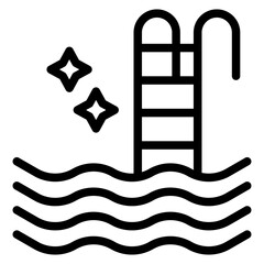 Pool Vector Design Icon Style