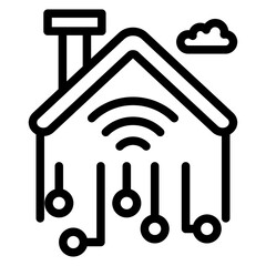 Smart Home Vector Design Icon Style