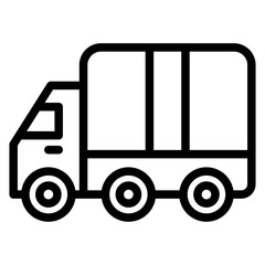 Delivery Truck Vector Design Icon Style