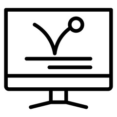 Bounce Rate Vector Design Icon Style