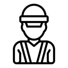 Engineer Vector Design Icon Style