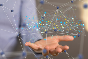 Unity group and teamwork concept digital