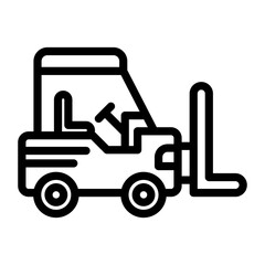 Forklift Vector Design Icon Style