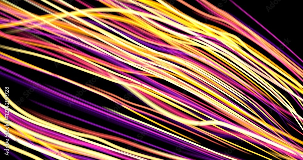 Poster light wave background, 3d rendering, abstract background