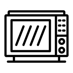 Microwave Vector Design Icon Style