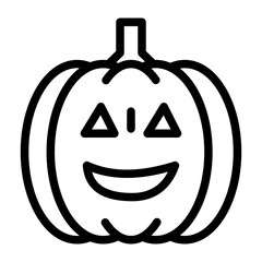 Pumpkin Vector Design Icon Style