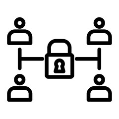Secure connection Vector Design Icon Style