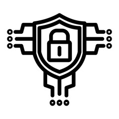 Cyber intelligence Vector Design Icon Style