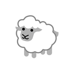 Vector illustration of sheep. 