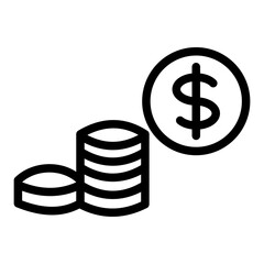 Revenue Vector Design Icon Style