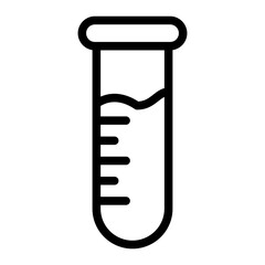 Test Tube Vector Design Icon Style