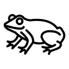 Frog Vector Design Icon Style
