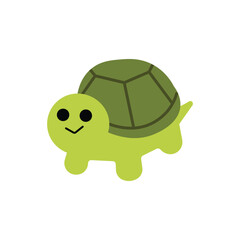 Turtle vector icon on white background. 