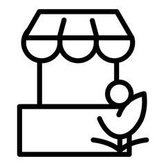 Farmers Market Vector Design Icon Style