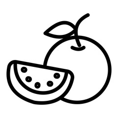 Fruits Vector Design Icon Style