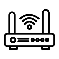 Router Vector Design Icon Style