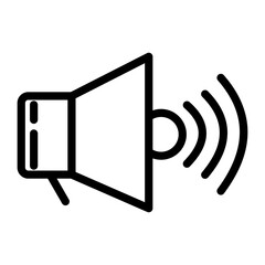 Speaker Vector Design Icon Style