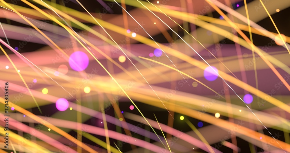 Poster light wave background, 3d rendering, abstract background