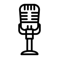 Mic Vector Design Icon Style