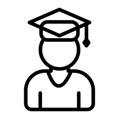 Professor Vector Design Icon Style